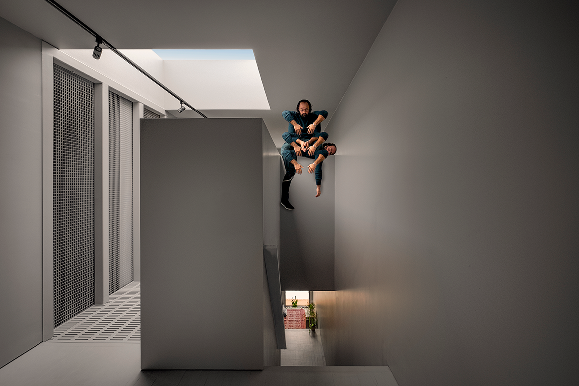 Artistic and geometric architectural concept – Play of geometry and art