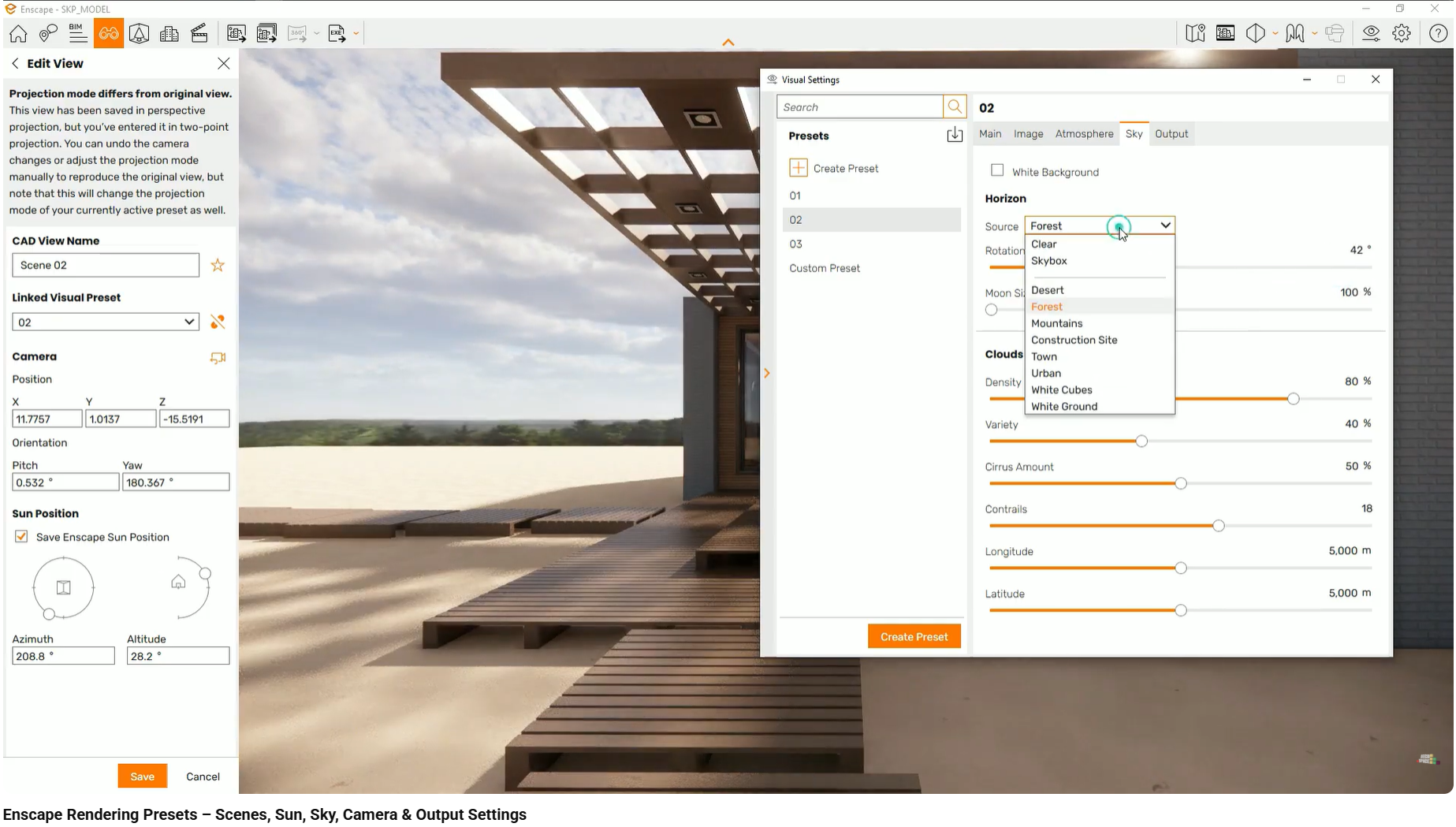 Assigned horizon background providing environmental context and scale.