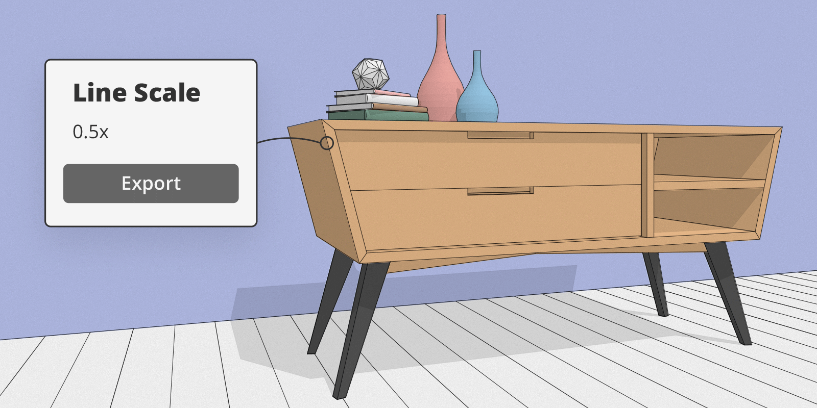 SketchUp Line Scale