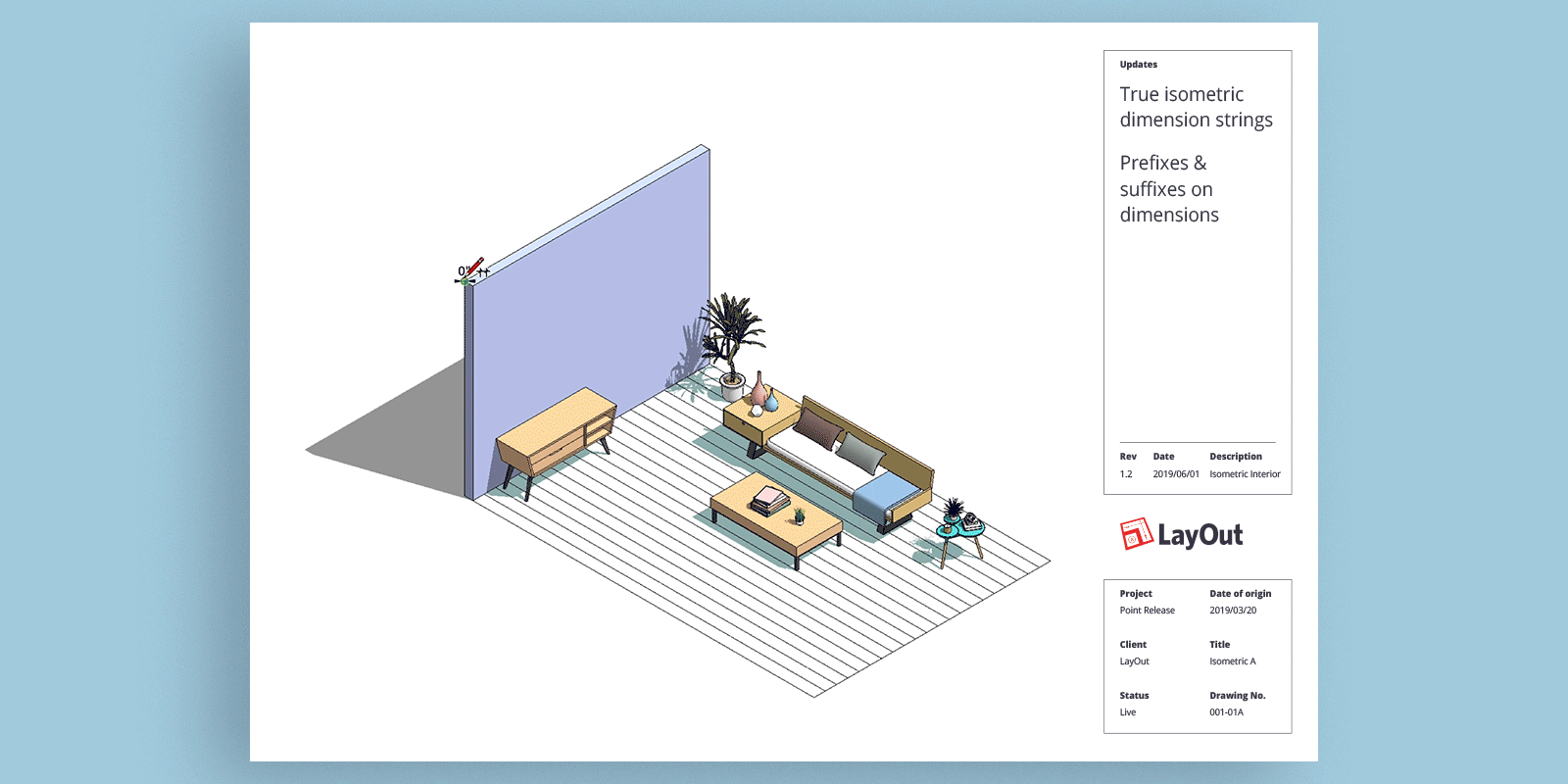 Isometric Dimensioning in SketchUp