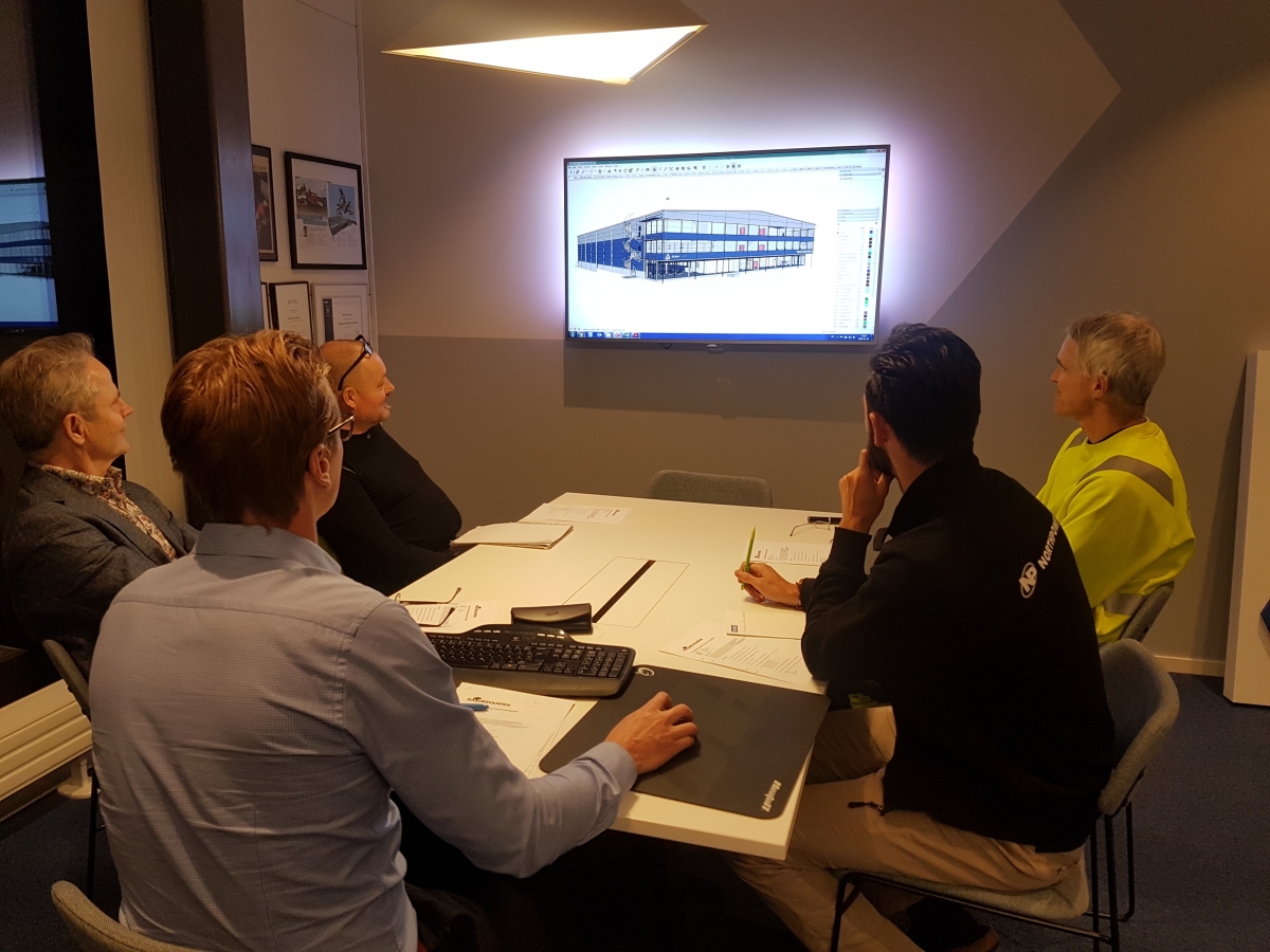 Architecture studio team collaborating on long-term projects