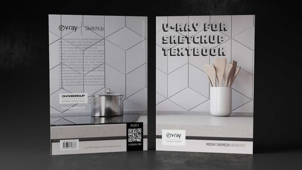 Official Moshe Shemesh textbook for learning V-Ray inside SketchUp