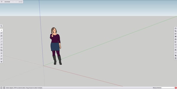 SketchUp Free Interface