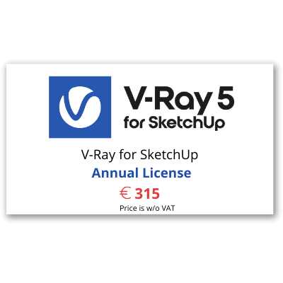 V-Ray for SketchUp Annual License-1