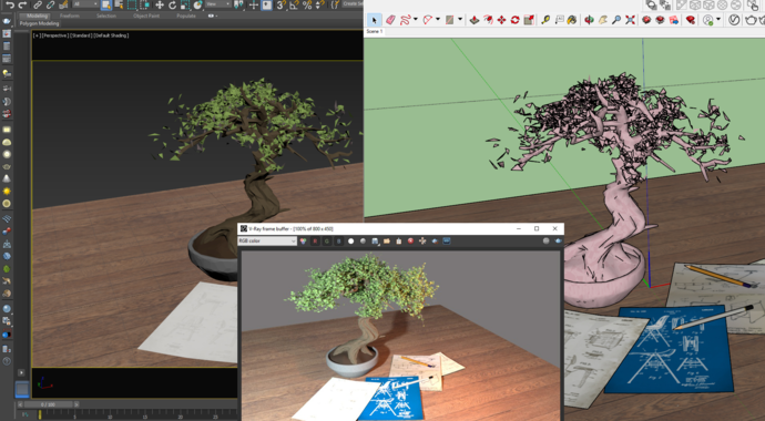 V-Ray for SketchUp interface overview